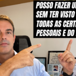 POSSO FAZER UM SINAL SEM TER VISTO TODAS AS CERTIDÕES PESSOAIS E DO IMÓVEL?