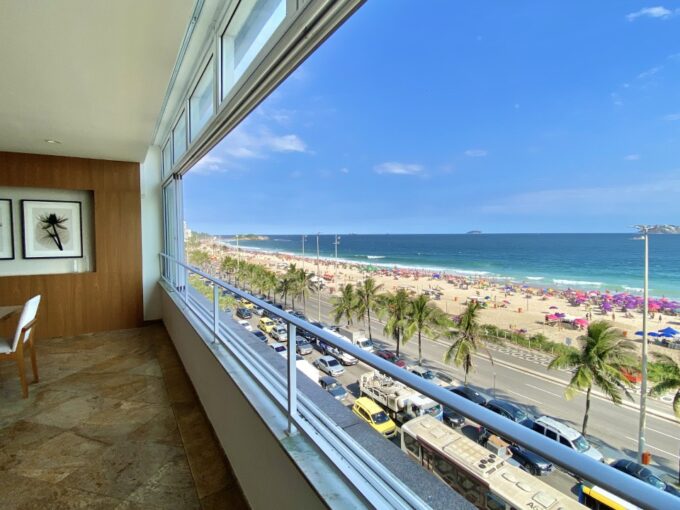 Apartamento com vista para o mar em endereço icônico de Ipanema – 177 m² | 3 quartos | 1 vaga